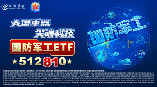 基金持仓持续回升，国防军工ETF（512810）逆市涨超1%！成份股华丰科技飙升逾14%，航锦科技涨停